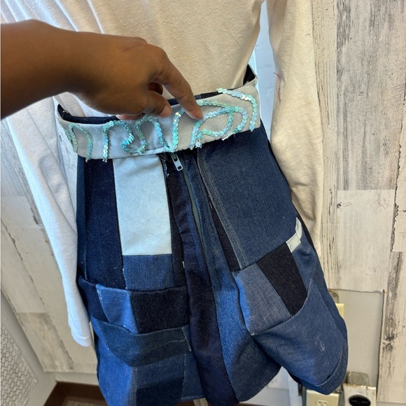 Custom made patchwork skirt - Picture 5 of 6